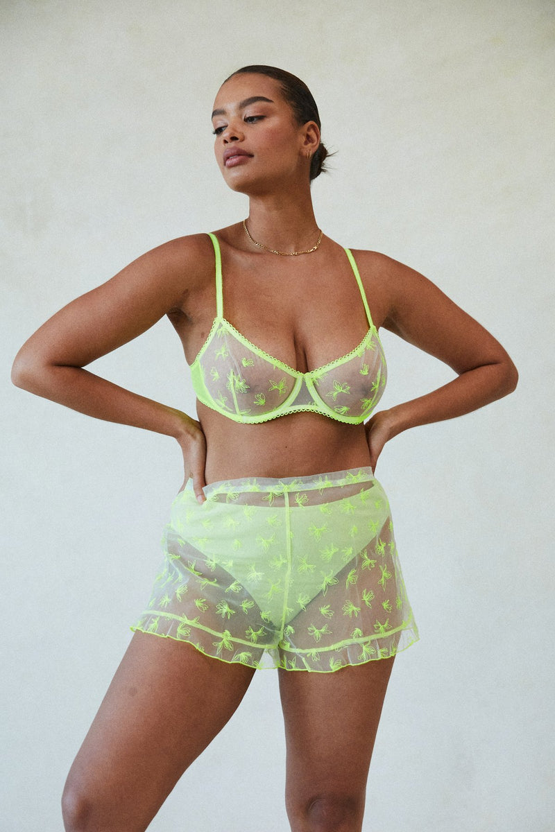 Cindy Shorts & Briefs | Neon Yellow