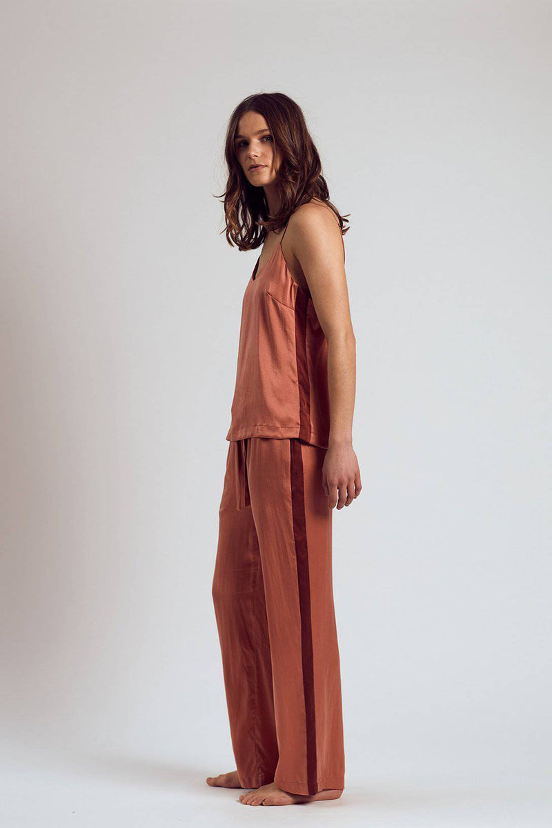 Silk Pants | Rose - Souszy - The Silk Robe
