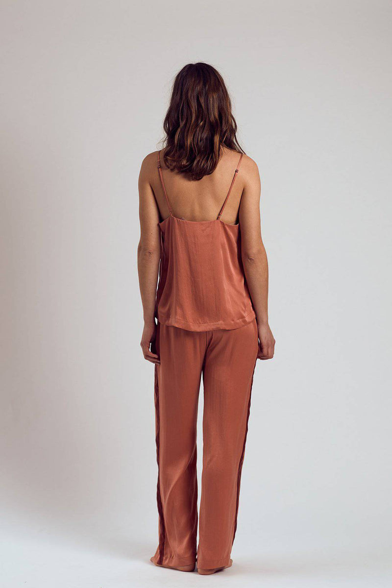 Silk Pants | Rose - Souszy - The Silk Robe