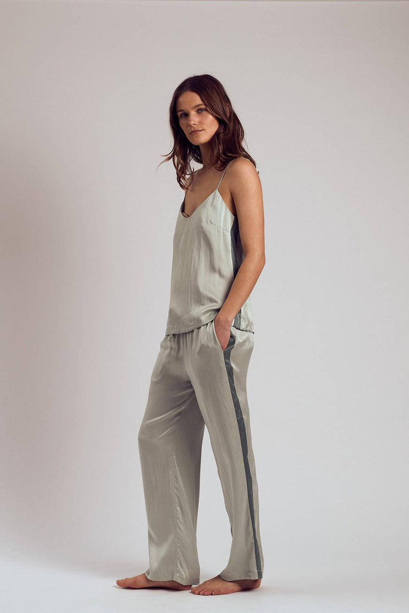 Silk Pants | Chartreuse - Souszy - The Silk Robe