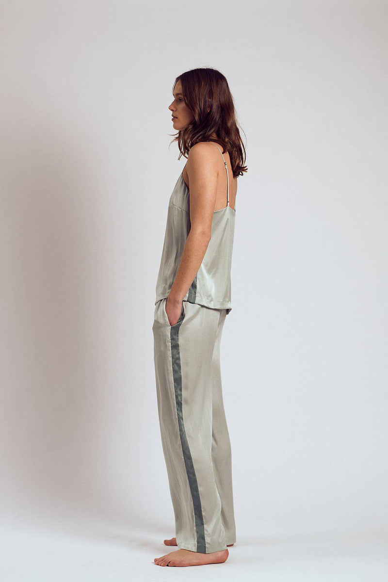 Silk Pants | Chartreuse - Souszy - The Silk Robe