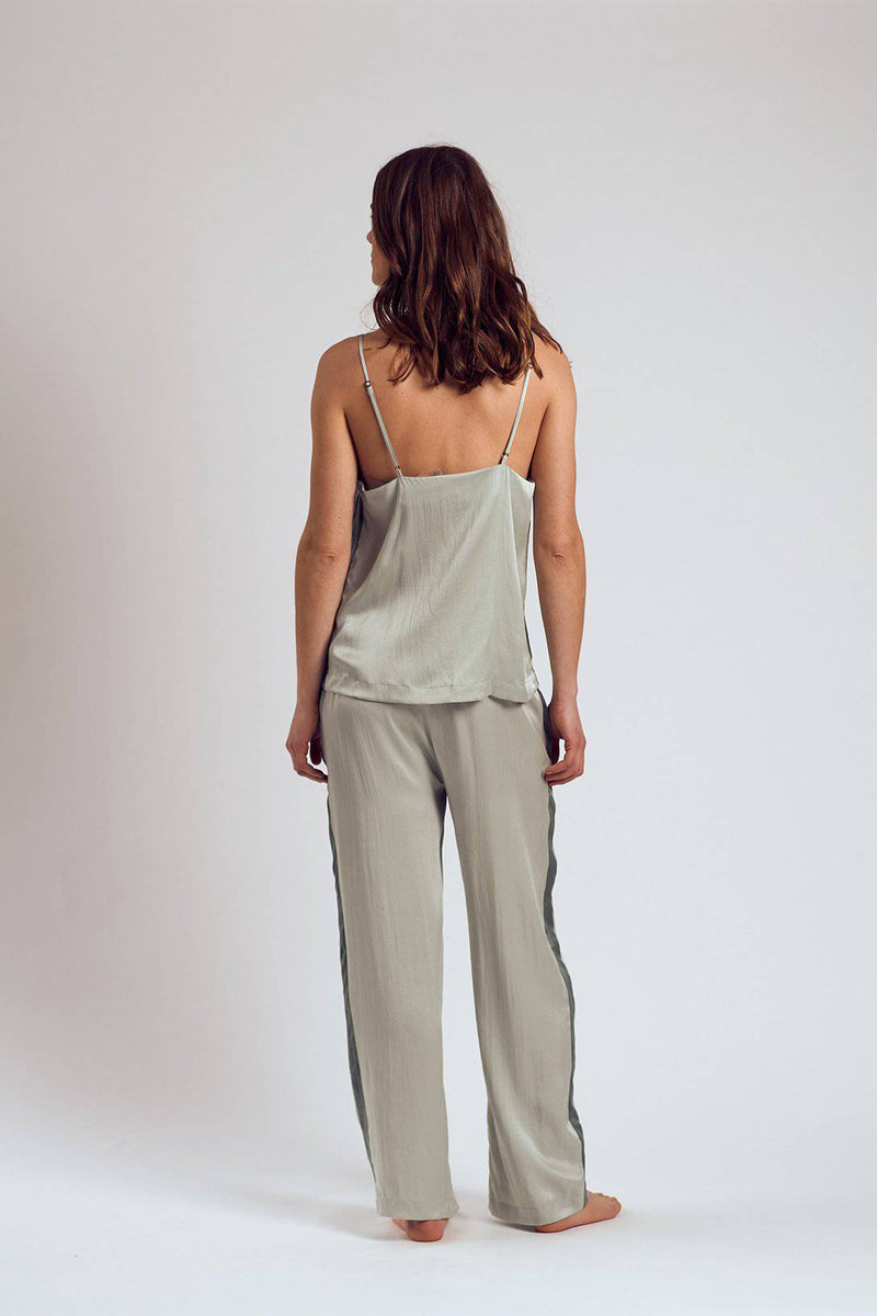 Silk Pants | Chartreuse - Souszy - The Silk Robe