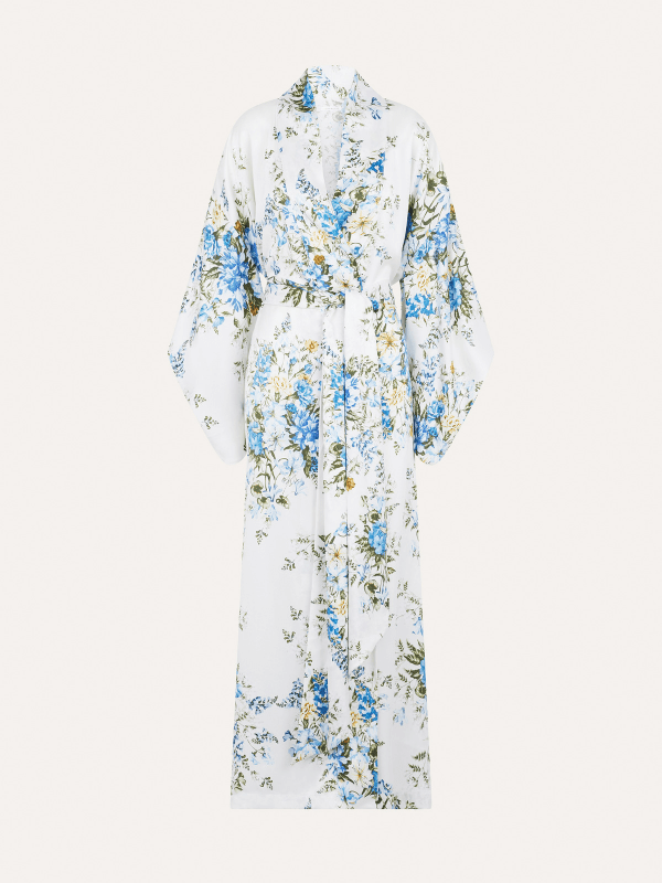 Dream With Me Silk Kimono Robe | Botanic