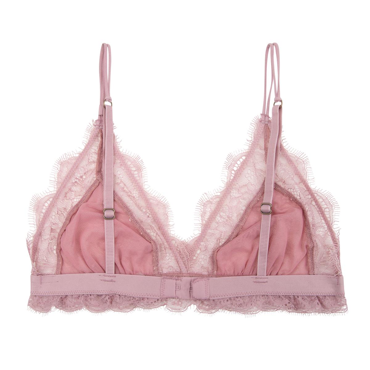 Love Lacy Bralette | Mauve Pink