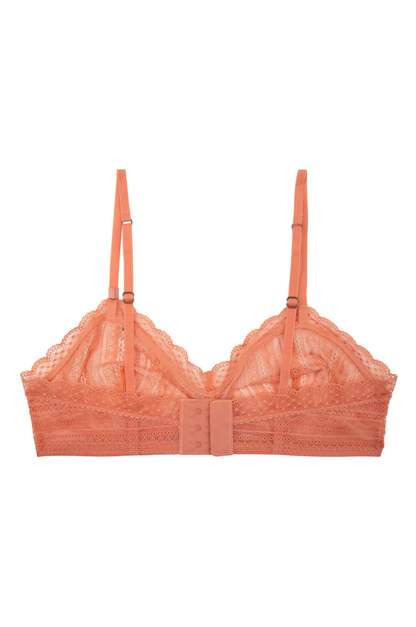 Love Stories Janie Bralette | Orange | Back