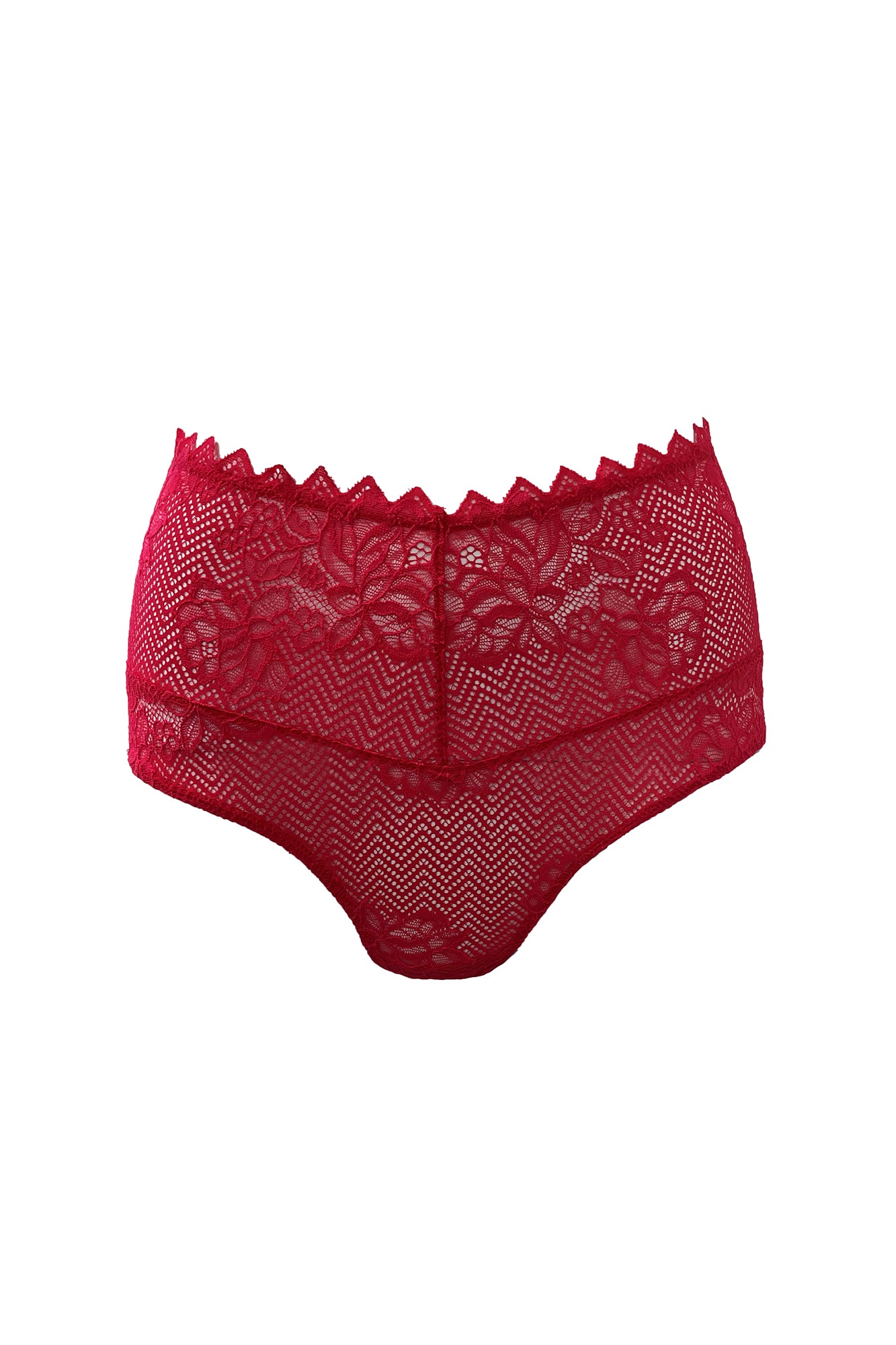 Leonora High Rise Bikini | Rossetto Red