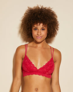 Never Say Never Strappie Bralette | Mystic Red