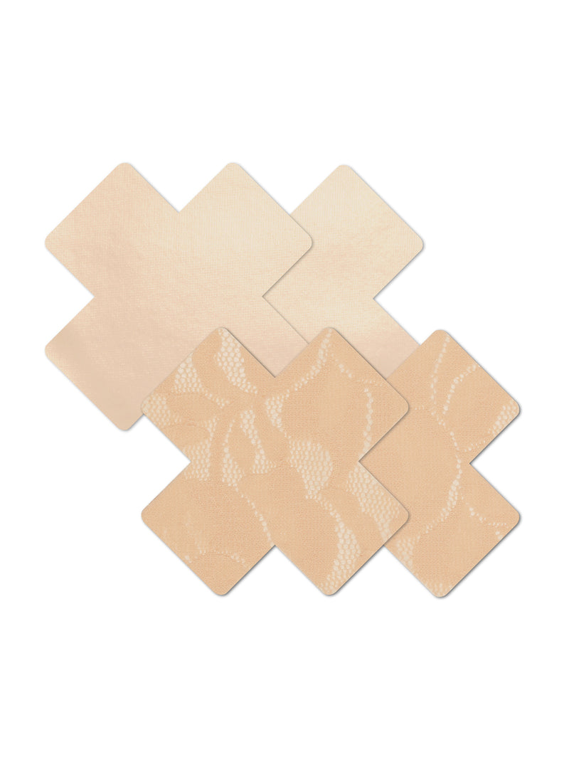 Nipple Cover Basics | Creme Cross - Souszy - B-SIX