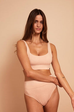 Taylor Cheeky Organic Cotton G String | Rose - Souszy - Le Buns